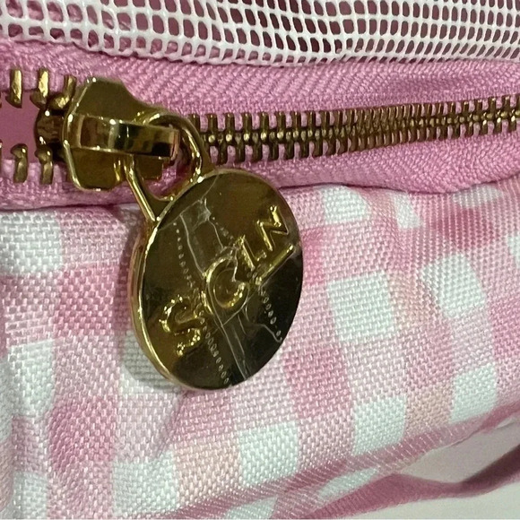 Stoney Clover x Target dog carrier pink gingham leash hook shoulder strap - Picture 7 of 11